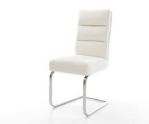 DELIFE Sledemodel Pela-Flex bouclé zacht beige sledemodel vlak roestvr...