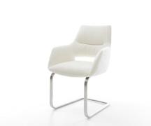 DELIFE Sledemodel Yago-Flex met armleuning bouclé zacht beige sledemod...