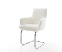 DELIFE Sledemodel Heira-Flex met armleuning bouclé zacht beige sledemo...