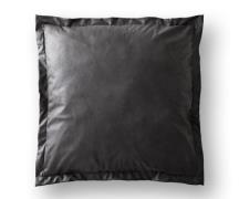 DELIFE Sierkussen Sirpio 70x70 kunstleer vintage antraciet
