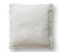 DELIFE Sierkussen Sirpio 70x70 bouclé crème-wit