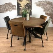 Ronde eettafel Brix Sturdy | Mangohout | 140 cm