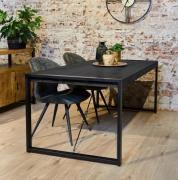 Zwarte eettafel Britt Black | 140x80 cm