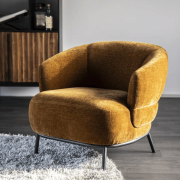 Fauteuil David - mosterd Safari