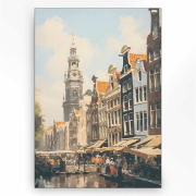 Wandkleed Amsterdam Medium