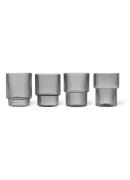 ferm LIVING Ripple drinkglazen set van 4