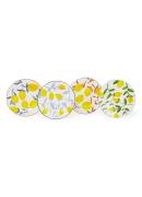 &Klevering Lemon Twig dinerbord 22 cm set van 4