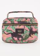 Wouf Yucata make-up tas met print