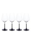 Villeroy & Boch Manufacture Rock rode wijnglas 47 cl set van 4