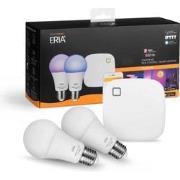 ADUROSMART ERIA starter package, 2 Tunable Colour light bulbs and a br...