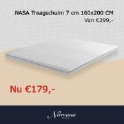 Nirwana Bedden Topper - Topdekmatras - Matrastopper - Matras - 160x200...