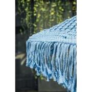 Handgeknoopte parasol blauw