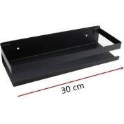 Shelf / Planchet Rack mat zwart 30cm