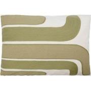 House Doctor Kussenhoes Curve groen 60x40cm