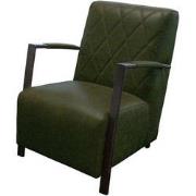 Fauteuil - Isabella - leer Colorado groen 08