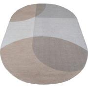 Vloerkleed Eli Beige - Ovaal 200 x 290 cm