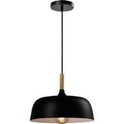 QUVIO Hanglamp rond zwart - QUV5128L-BLACK