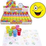 Decopatent® Uitdeelcadeaus 60 STUKS Vrolijke Smiley Stempels - Traktat...