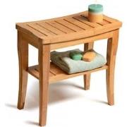 Decopatent® Bamboe Badkamer - Sauna bankje met opbergruimte - Houten b...