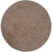 Vloerkleed Velluto Choco - Rond ø160 cm