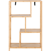 Moos bamboe boekenkast naturel - 77 x 114 cm