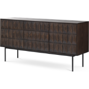 Vanja houten sideboard donkerbruin - 160 x 45 cm