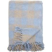 Bloomingville Plaid Largs blauw 160x130cm