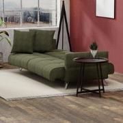 Springcrest® Sofabed Barcelona - Donkergroen - 200x80x77 cm