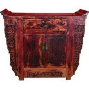 Fine Asianliving Antieke Chinese Kast Handgesneden B110xD43xH91cm