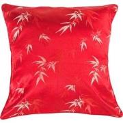 Fine Asianliving Kussenhoes Bamboe Rood 45x45cm Zonder Vulling