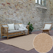 Jute buitenkleed Naturel Uni Beige - Polypropyleen - 200 x 290 cm - (L...