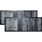 Deurmat "Jack's Door" - 2 stuks - 45x125cm - binnen - droogloopmat - h...