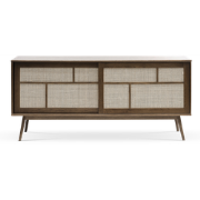 Boas houten sideboard gerookt eiken - 180 x 45 cm