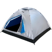 HIXA Aktive Koepeltent - 2 Persoons - Festival Tent - Grijs - 205x205x...