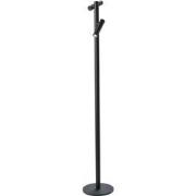 Sompex Vloerlamp TUBO dubbel | Zwart - draadloos - met USB oplader - d...