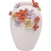 House of Nature Vaas Flowers wit 15cm