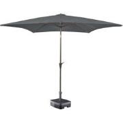 Kopu® Altea Parasol Vierkant 230x230 cm met Windvanger - Grijs