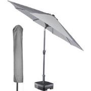 Kopu® Calma Parasolset Rond 300 cm met Hoes - Lichtgrijs