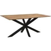 Livingfurn -  Eetkamertafel Oslo - Acasia Hout  - 160 cm - Bruin