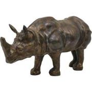 Light & Living - Ornament RHINO - 53x22x24cm - Brons