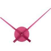 Karlsson - Wandklok Little Big Time Mini Metallic - Metallic dark pink...