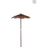 J-line - Parasol Cocobladeren Bruin Small - 150x150x270cm