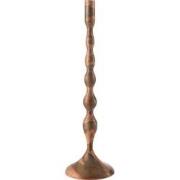 J-line - Kaarshouder Sha Metaal Koper Large - 13x13x41.5cm