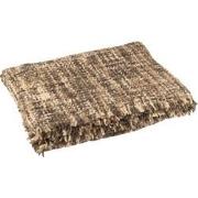 J-line - Plaid Tweed Acryl/katoen Bruin/beige - 180x130x1cm