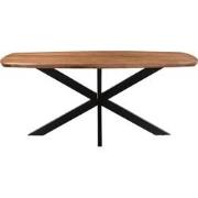 Livingfurn - Eetkamertafel Jesper Danish Oval 180cm - Mangohout / Geco...