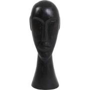 Light & Living - Ornament HEAD - 12x11x38cm - Zwart