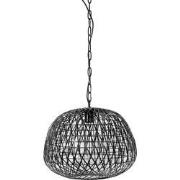 Light & Living - Hanglamp ALWINA - Ø40x35cm - Zwart