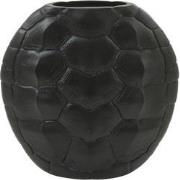 Light & Living - Vaas TURTLE - 29.5x8x30cm - Zwart