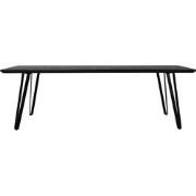 Light & Living - Eettafel MYLAU - 220x100x76cm - Zwart