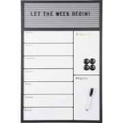 Present Time - Week Planner Serene - Zwart